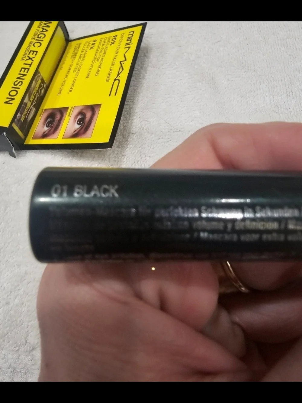 MAC Cosmetics Magic Extension Mascara and Clinique High Impact Mascara